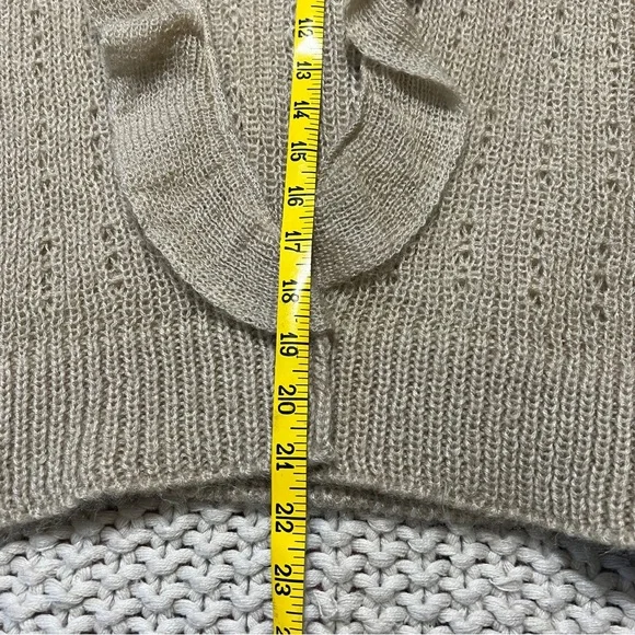 Vintage Pointelle Knit Sweater L - Picture 5 of 8